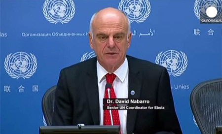 david nabarro ONU: La epidemia de ébola no está erradicada
